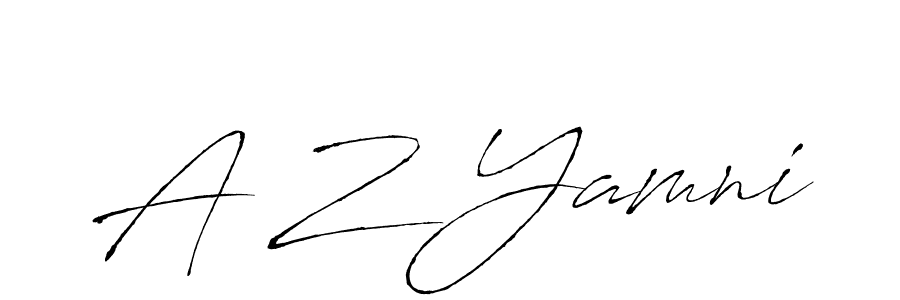Similarly Antro_Vectra is the best handwritten signature design. Signature creator online .You can use it as an online autograph creator for name A Z Yamni. A Z Yamni signature style 6 images and pictures png