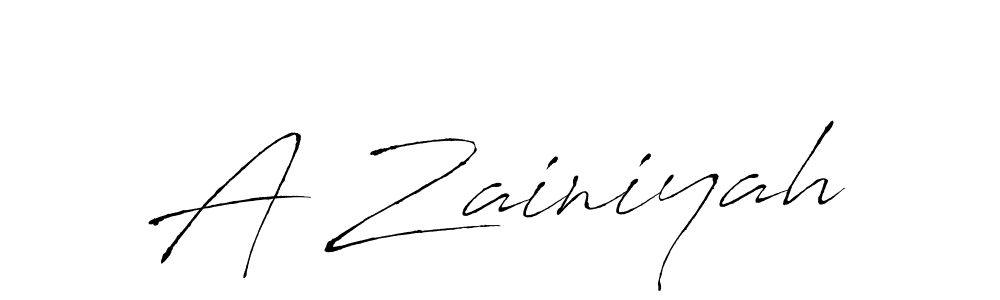 Also You can easily find your signature by using the search form. We will create A Zainiyah name handwritten signature images for you free of cost using Antro_Vectra sign style. A Zainiyah signature style 6 images and pictures png