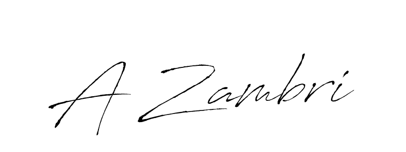 Create a beautiful signature design for name A Zambri. With this signature (Antro_Vectra) fonts, you can make a handwritten signature for free. A Zambri signature style 6 images and pictures png