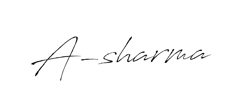 Also You can easily find your signature by using the search form. We will create A-sharma name handwritten signature images for you free of cost using Antro_Vectra sign style. A-sharma signature style 6 images and pictures png