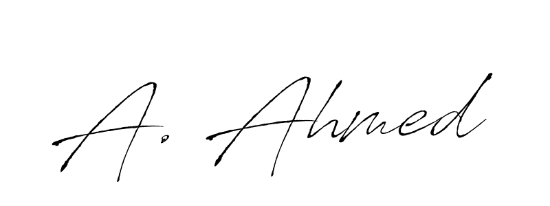 Antro_Vectra is a professional signature style that is perfect for those who want to add a touch of class to their signature. It is also a great choice for those who want to make their signature more unique. Get A. Ahmed name to fancy signature for free. A. Ahmed signature style 6 images and pictures png