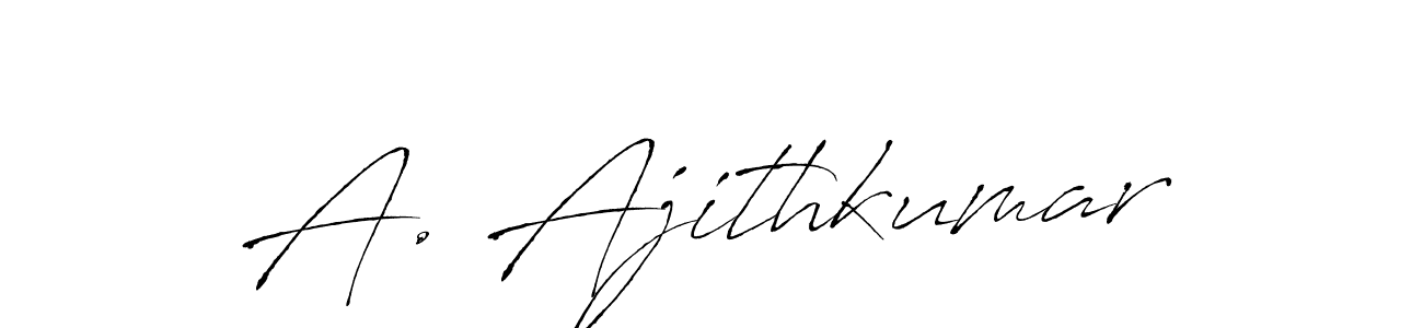 It looks lik you need a new signature style for name A. Ajithkumar. Design unique handwritten (Antro_Vectra) signature with our free signature maker in just a few clicks. A. Ajithkumar signature style 6 images and pictures png