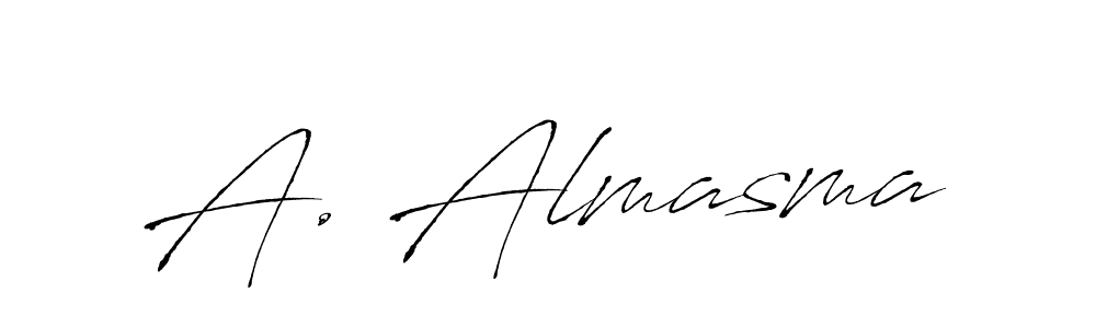 Make a beautiful signature design for name A. Almasma. With this signature (Antro_Vectra) style, you can create a handwritten signature for free. A. Almasma signature style 6 images and pictures png