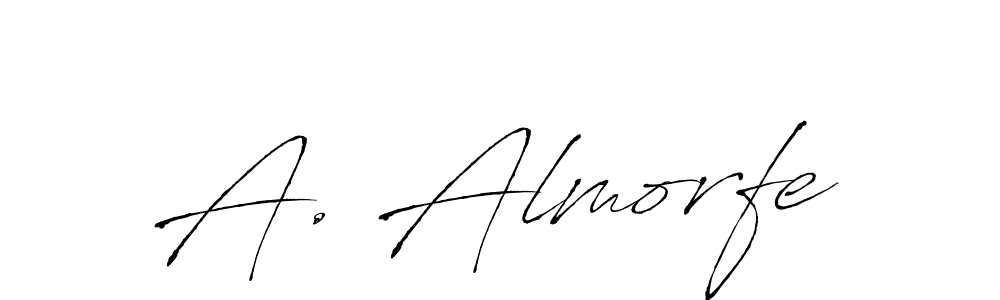 The best way (Antro_Vectra) to make a short signature is to pick only two or three words in your name. The name A. Almorfe include a total of six letters. For converting this name. A. Almorfe signature style 6 images and pictures png
