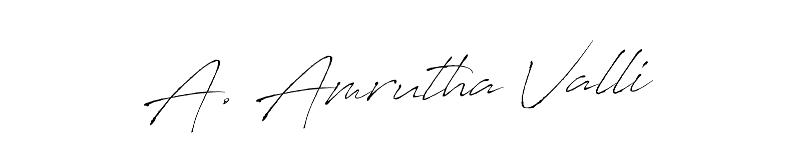 Check out images of Autograph of A. Amrutha Valli name. Actor A. Amrutha Valli Signature Style. Antro_Vectra is a professional sign style online. A. Amrutha Valli signature style 6 images and pictures png