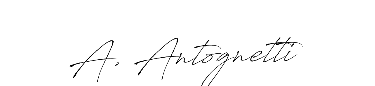 You should practise on your own different ways (Antro_Vectra) to write your name (A. Antognetti) in signature. don't let someone else do it for you. A. Antognetti signature style 6 images and pictures png