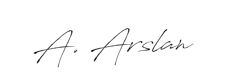 How to Draw A. Arslan signature style? Antro_Vectra is a latest design signature styles for name A. Arslan. A. Arslan signature style 6 images and pictures png