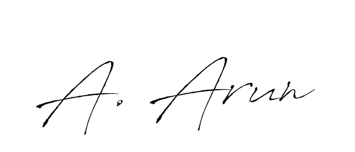 Use a signature maker to create a handwritten signature online. With this signature software, you can design (Antro_Vectra) your own signature for name A. Arun. A. Arun signature style 6 images and pictures png