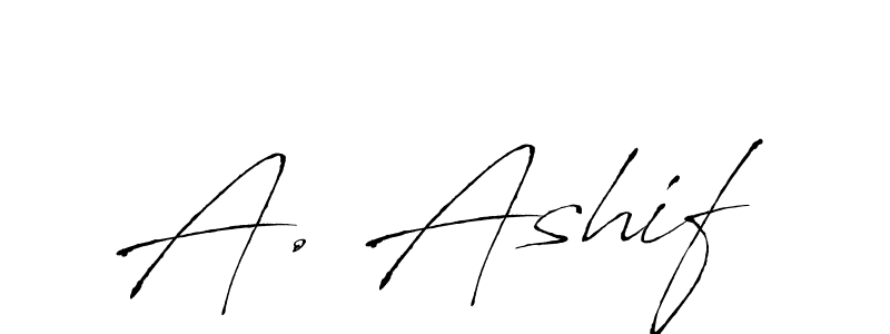 This is the best signature style for the A. Ashif name. Also you like these signature font (Antro_Vectra). Mix name signature. A. Ashif signature style 6 images and pictures png