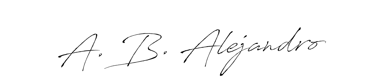 How to Draw A. B. Alejandro signature style? Antro_Vectra is a latest design signature styles for name A. B. Alejandro. A. B. Alejandro signature style 6 images and pictures png