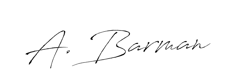 Create a beautiful signature design for name A. Barman. With this signature (Antro_Vectra) fonts, you can make a handwritten signature for free. A. Barman signature style 6 images and pictures png