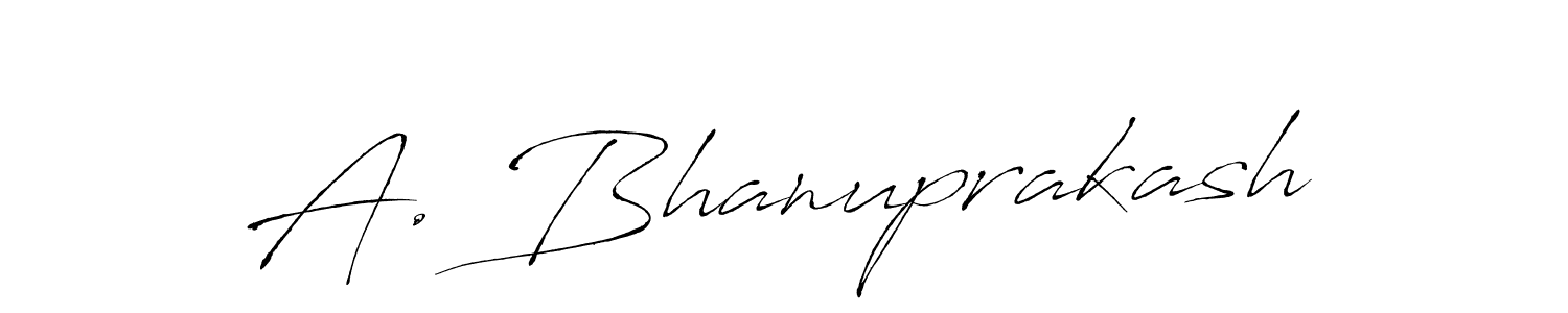 if you are searching for the best signature style for your name A. Bhanuprakash. so please give up your signature search. here we have designed multiple signature styles  using Antro_Vectra. A. Bhanuprakash signature style 6 images and pictures png