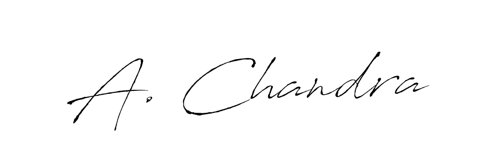 The best way (Antro_Vectra) to make a short signature is to pick only two or three words in your name. The name A. Chandra include a total of six letters. For converting this name. A. Chandra signature style 6 images and pictures png