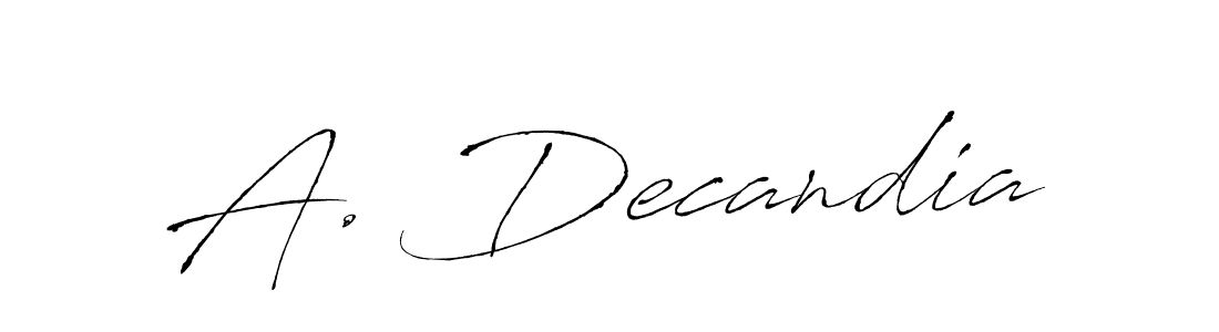 Check out images of Autograph of A. Decandia name. Actor A. Decandia Signature Style. Antro_Vectra is a professional sign style online. A. Decandia signature style 6 images and pictures png