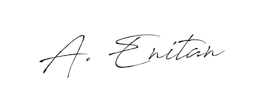 Create a beautiful signature design for name A. Enitan. With this signature (Antro_Vectra) fonts, you can make a handwritten signature for free. A. Enitan signature style 6 images and pictures png