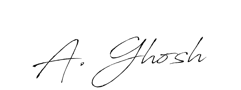 How to make A. Ghosh name signature. Use Antro_Vectra style for creating short signs online. This is the latest handwritten sign. A. Ghosh signature style 6 images and pictures png