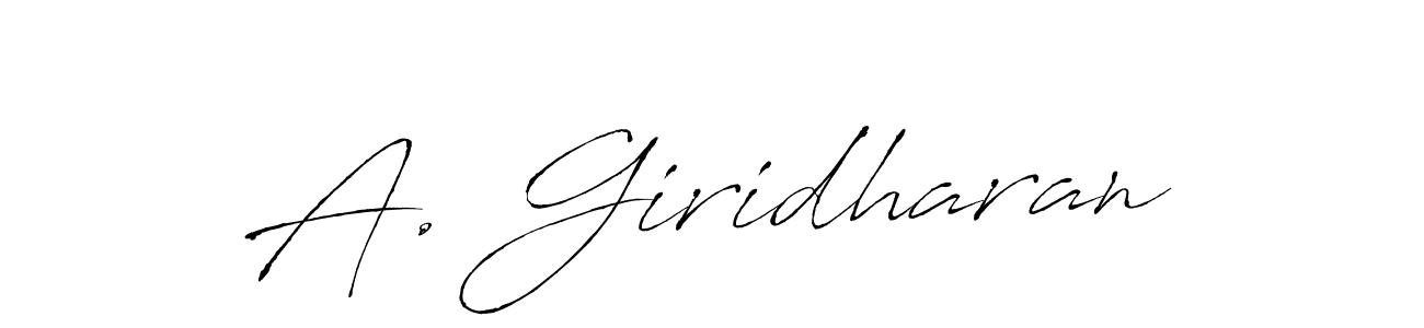 Make a beautiful signature design for name A. Giridharan. Use this online signature maker to create a handwritten signature for free. A. Giridharan signature style 6 images and pictures png