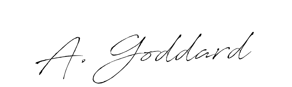 It looks lik you need a new signature style for name A. Goddard. Design unique handwritten (Antro_Vectra) signature with our free signature maker in just a few clicks. A. Goddard signature style 6 images and pictures png