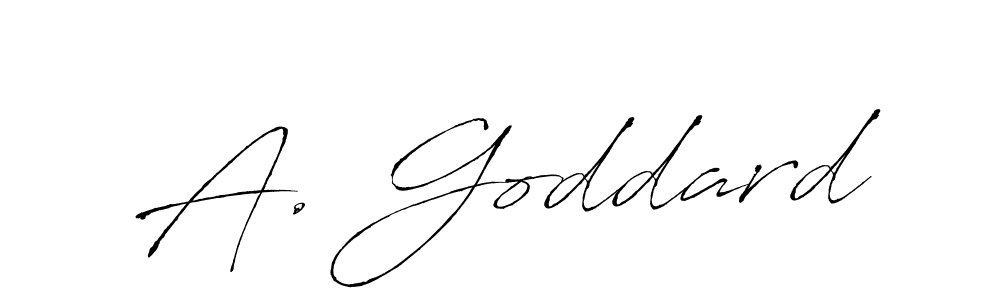 It looks lik you need a new signature style for name A. Goddard. Design unique handwritten (Antro_Vectra) signature with our free signature maker in just a few clicks. A. Goddard signature style 6 images and pictures png