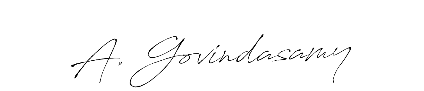 A. Govindasamy stylish signature style. Best Handwritten Sign (Antro_Vectra) for my name. Handwritten Signature Collection Ideas for my name A. Govindasamy. A. Govindasamy signature style 6 images and pictures png