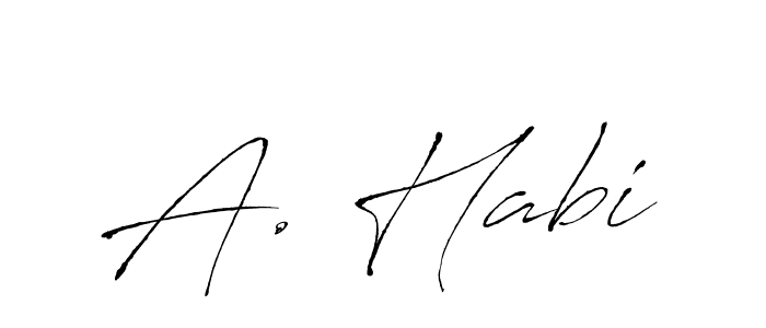 Design your own signature with our free online signature maker. With this signature software, you can create a handwritten (Antro_Vectra) signature for name A. Habi. A. Habi signature style 6 images and pictures png