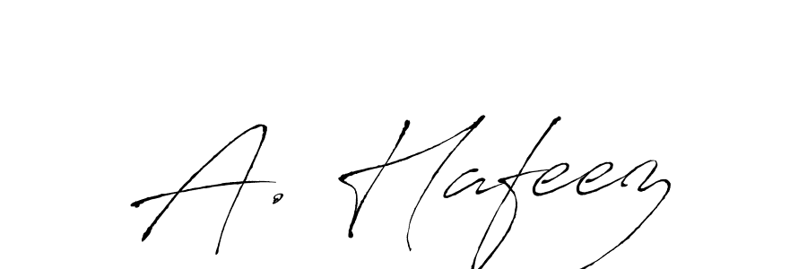 Make a beautiful signature design for name A. Hafeez. With this signature (Antro_Vectra) style, you can create a handwritten signature for free. A. Hafeez signature style 6 images and pictures png
