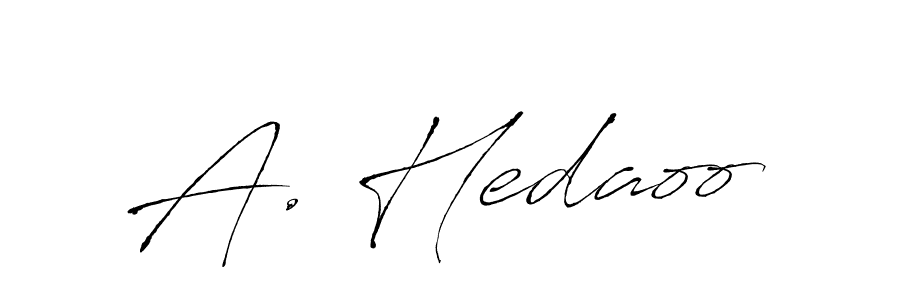 How to make A. Hedaoo signature? Antro_Vectra is a professional autograph style. Create handwritten signature for A. Hedaoo name. A. Hedaoo signature style 6 images and pictures png