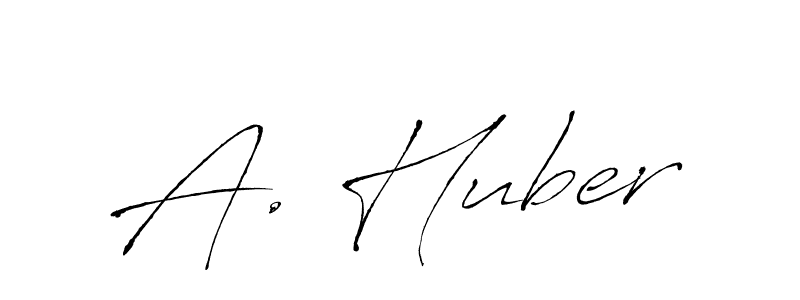 Make a beautiful signature design for name A. Huber. Use this online signature maker to create a handwritten signature for free. A. Huber signature style 6 images and pictures png