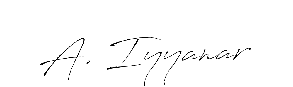 You should practise on your own different ways (Antro_Vectra) to write your name (A. Iyyanar) in signature. don't let someone else do it for you. A. Iyyanar signature style 6 images and pictures png