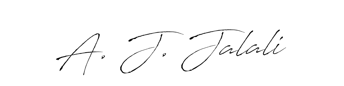 Also we have A. J. Jalali name is the best signature style. Create professional handwritten signature collection using Antro_Vectra autograph style. A. J. Jalali signature style 6 images and pictures png