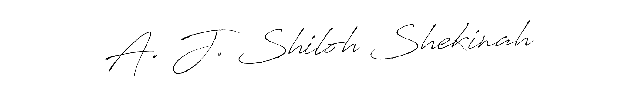 A. J. Shiloh Shekinah stylish signature style. Best Handwritten Sign (Antro_Vectra) for my name. Handwritten Signature Collection Ideas for my name A. J. Shiloh Shekinah. A. J. Shiloh Shekinah signature style 6 images and pictures png