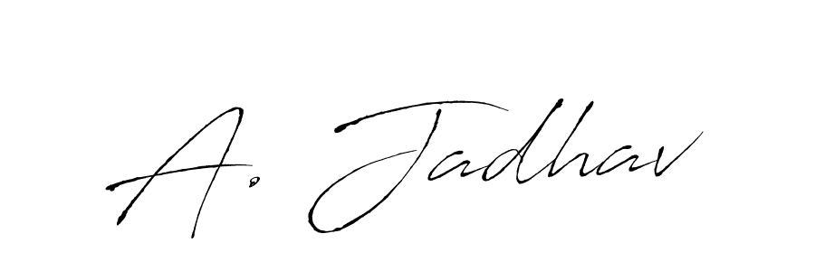 Here are the top 10 professional signature styles for the name A. Jadhav. These are the best autograph styles you can use for your name. A. Jadhav signature style 6 images and pictures png