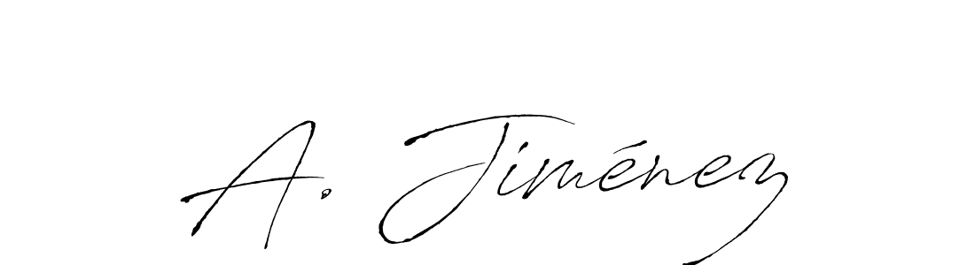 You should practise on your own different ways (Antro_Vectra) to write your name (A. Jiménez) in signature. don't let someone else do it for you. A. Jiménez signature style 6 images and pictures png