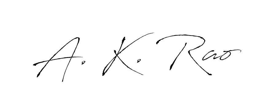 Similarly Antro_Vectra is the best handwritten signature design. Signature creator online .You can use it as an online autograph creator for name A. K. Rao. A. K. Rao signature style 6 images and pictures png