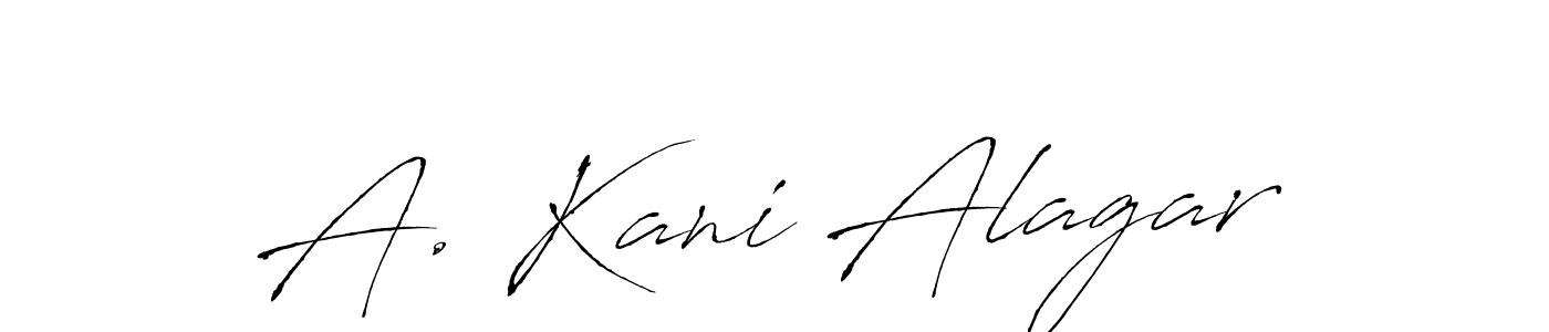 Here are the top 10 professional signature styles for the name A. Kani Alagar. These are the best autograph styles you can use for your name. A. Kani Alagar signature style 6 images and pictures png