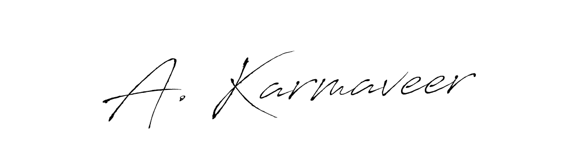 Use a signature maker to create a handwritten signature online. With this signature software, you can design (Antro_Vectra) your own signature for name A. Karmaveer. A. Karmaveer signature style 6 images and pictures png