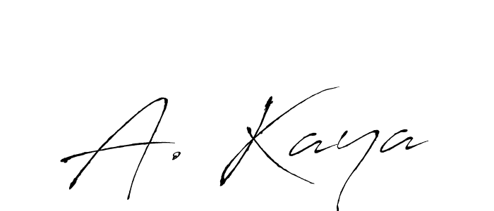 Use a signature maker to create a handwritten signature online. With this signature software, you can design (Antro_Vectra) your own signature for name A. Kaya. A. Kaya signature style 6 images and pictures png