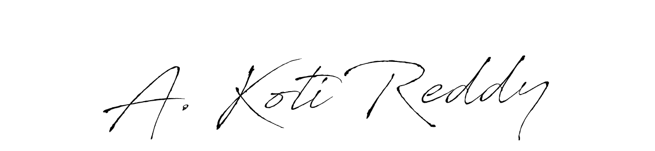 How to Draw A. Koti Reddy signature style? Antro_Vectra is a latest design signature styles for name A. Koti Reddy. A. Koti Reddy signature style 6 images and pictures png