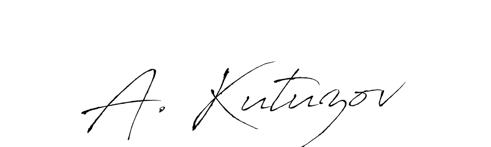 Create a beautiful signature design for name A. Kutuzov. With this signature (Antro_Vectra) fonts, you can make a handwritten signature for free. A. Kutuzov signature style 6 images and pictures png