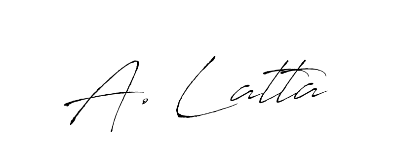 Once you've used our free online signature maker to create your best signature Antro_Vectra style, it's time to enjoy all of the benefits that A. Latta name signing documents. A. Latta signature style 6 images and pictures png