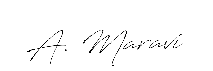 How to make A. Maravi signature? Antro_Vectra is a professional autograph style. Create handwritten signature for A. Maravi name. A. Maravi signature style 6 images and pictures png