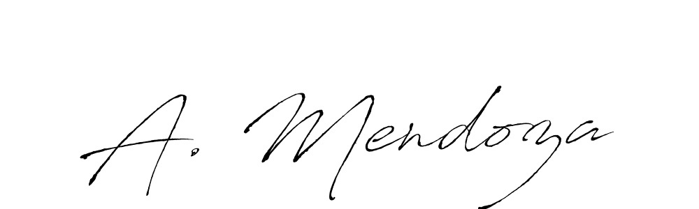 if you are searching for the best signature style for your name A. Mendoza. so please give up your signature search. here we have designed multiple signature styles  using Antro_Vectra. A. Mendoza signature style 6 images and pictures png