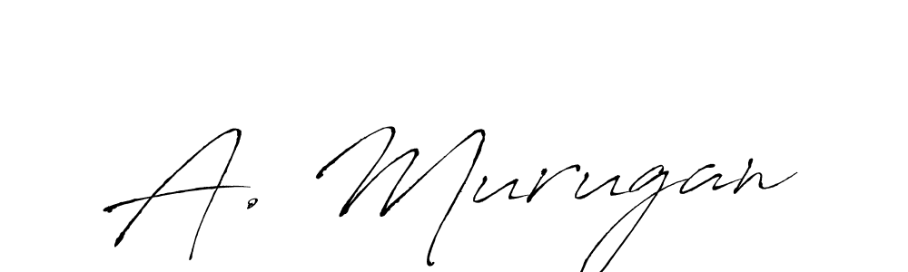 Design your own signature with our free online signature maker. With this signature software, you can create a handwritten (Antro_Vectra) signature for name A. Murugan. A. Murugan signature style 6 images and pictures png