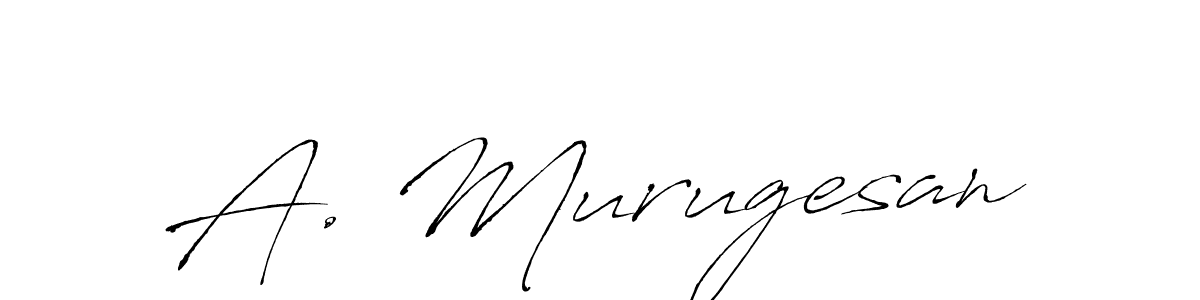 A. Murugesan stylish signature style. Best Handwritten Sign (Antro_Vectra) for my name. Handwritten Signature Collection Ideas for my name A. Murugesan. A. Murugesan signature style 6 images and pictures png