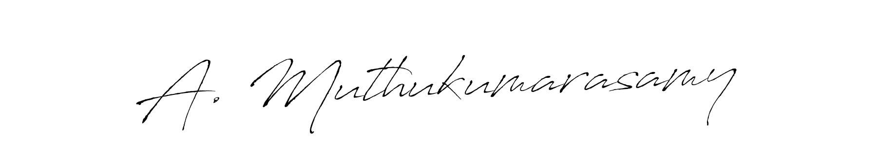 Create a beautiful signature design for name A. Muthukumarasamy. With this signature (Antro_Vectra) fonts, you can make a handwritten signature for free. A. Muthukumarasamy signature style 6 images and pictures png