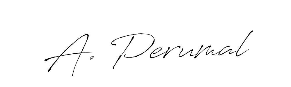 if you are searching for the best signature style for your name A. Perumal. so please give up your signature search. here we have designed multiple signature styles  using Antro_Vectra. A. Perumal signature style 6 images and pictures png