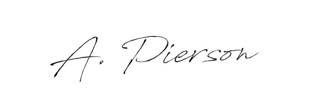 How to make A. Pierson signature? Antro_Vectra is a professional autograph style. Create handwritten signature for A. Pierson name. A. Pierson signature style 6 images and pictures png