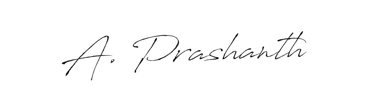 How to make A. Prashanth signature? Antro_Vectra is a professional autograph style. Create handwritten signature for A. Prashanth name. A. Prashanth signature style 6 images and pictures png