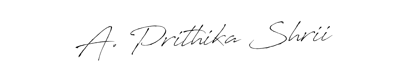 Design your own signature with our free online signature maker. With this signature software, you can create a handwritten (Antro_Vectra) signature for name A. Prithika Shrii. A. Prithika Shrii signature style 6 images and pictures png