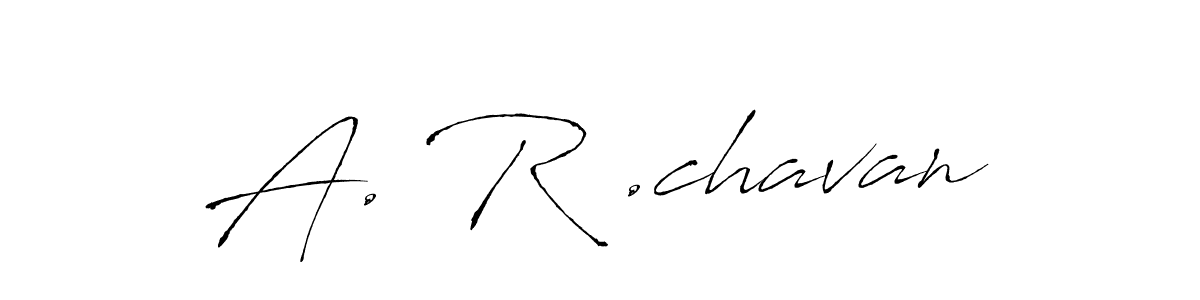 Create a beautiful signature design for name A. R .chavan. With this signature (Antro_Vectra) fonts, you can make a handwritten signature for free. A. R .chavan signature style 6 images and pictures png